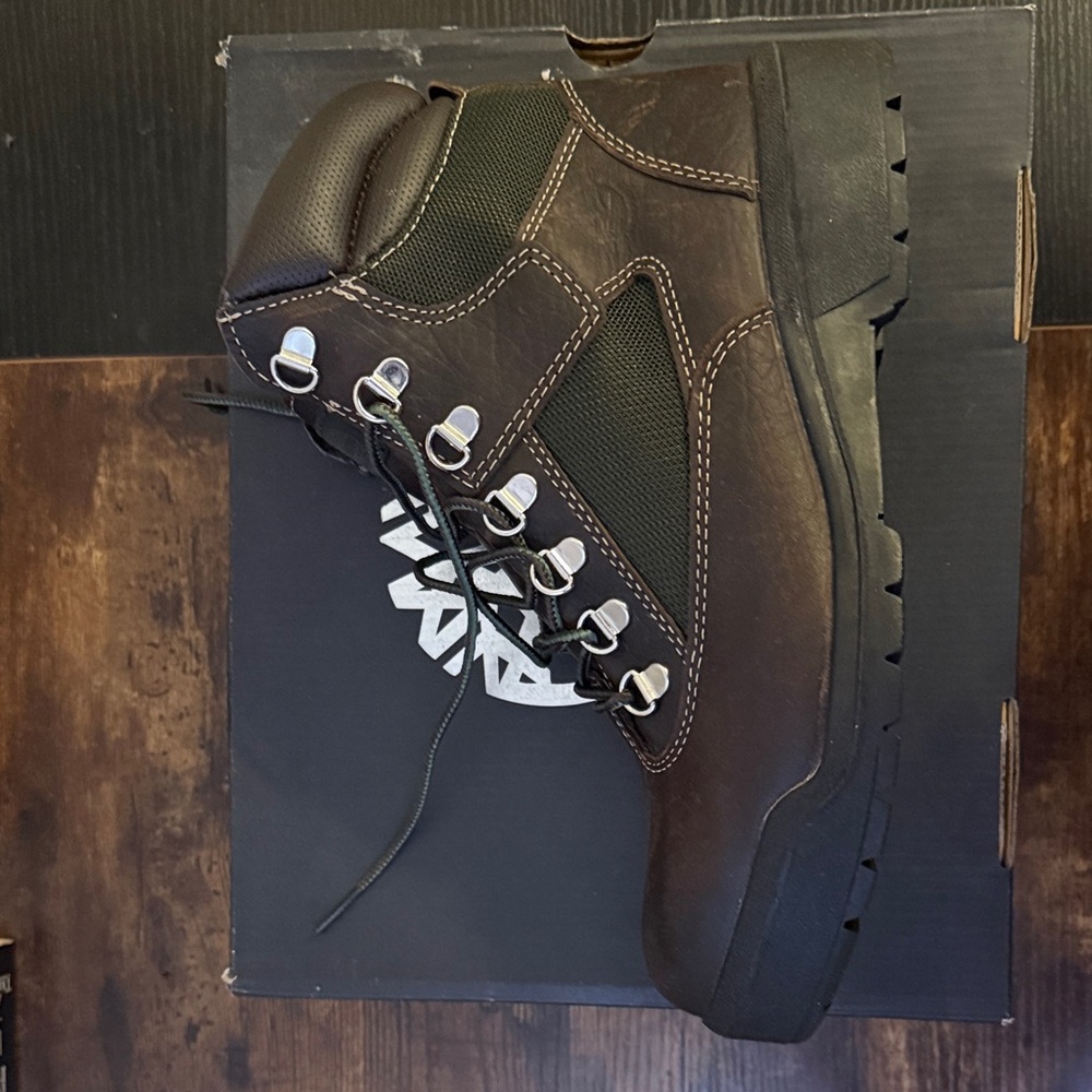 Timberland Dark Brown Leather Boots